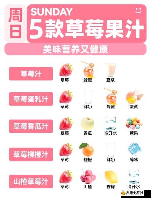 草莓洞洞榨汁法:轻松制作美味果汁的健康秘诀大揭秘